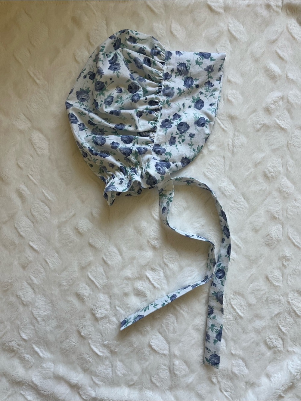 Girls Calico Cotton Little House on the Prairie Pioneer Bonnet